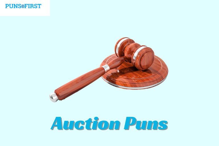 Auction Puns